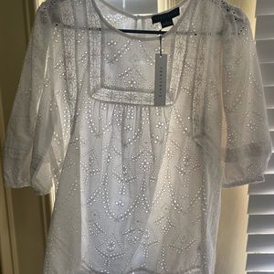 Sanctuary eyelet top
